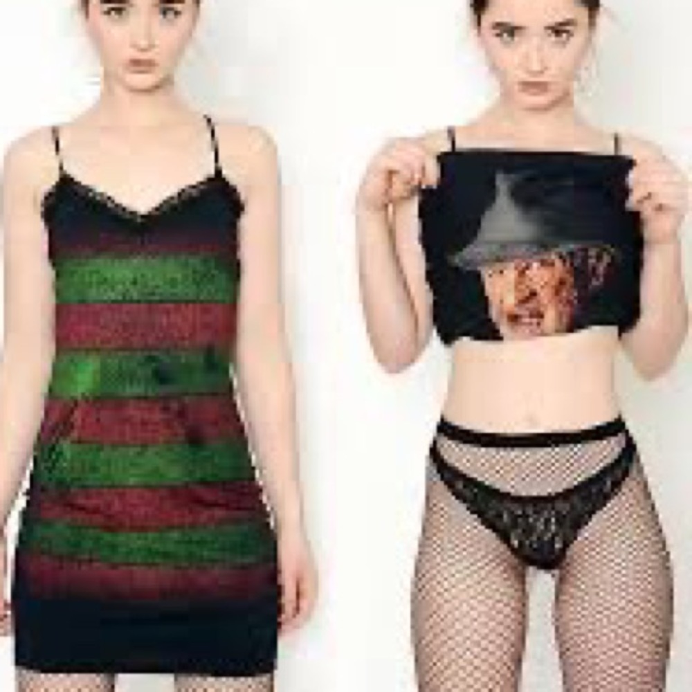 Vera’s eyecandy limited edition Freddy Krueger flip dress